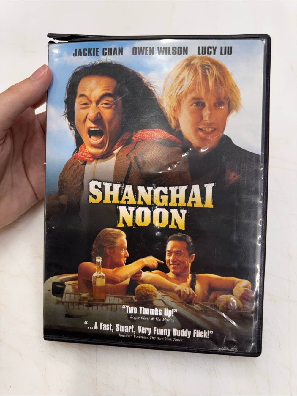 Shanghai Noon (DVD, 2000) Jackie Chan Owen Wilson Lucy Liu Disc Tested